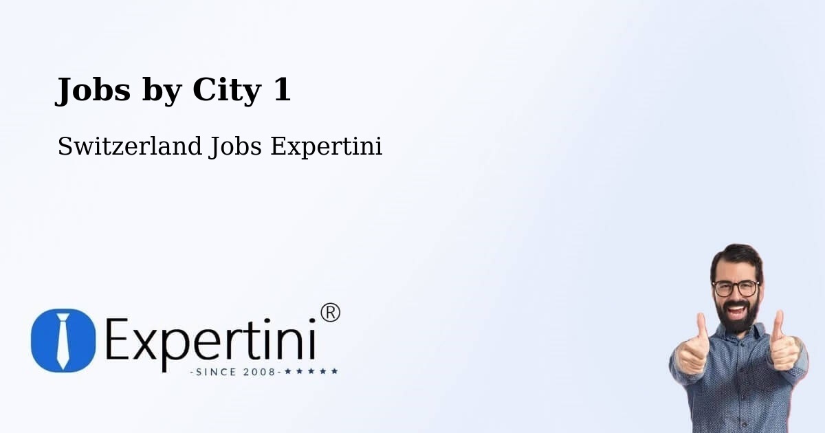City Jobs in Switzerland - Expertini